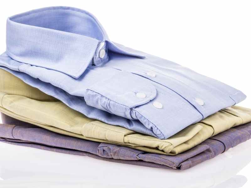 folded dress shirts